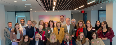 ALS patients, caregivers, and advocates with Senators Mike Braun and Lisa Murkowski at the 2020 More Than Our Stories advocacy conference.